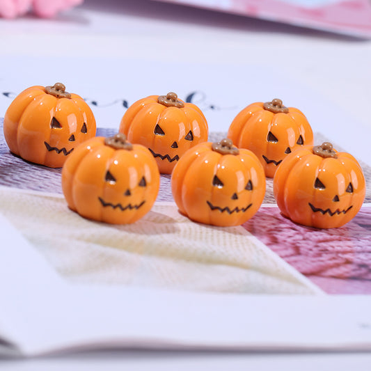 Fat and chubby pumpkin ornament keychain resin accessories