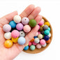 DIY Silicone beads 15mm 50pcs(don't order with items in live show together)