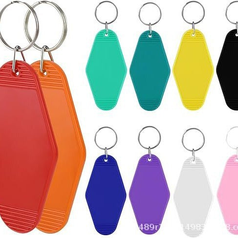 Room card keychain plastic luggage tag