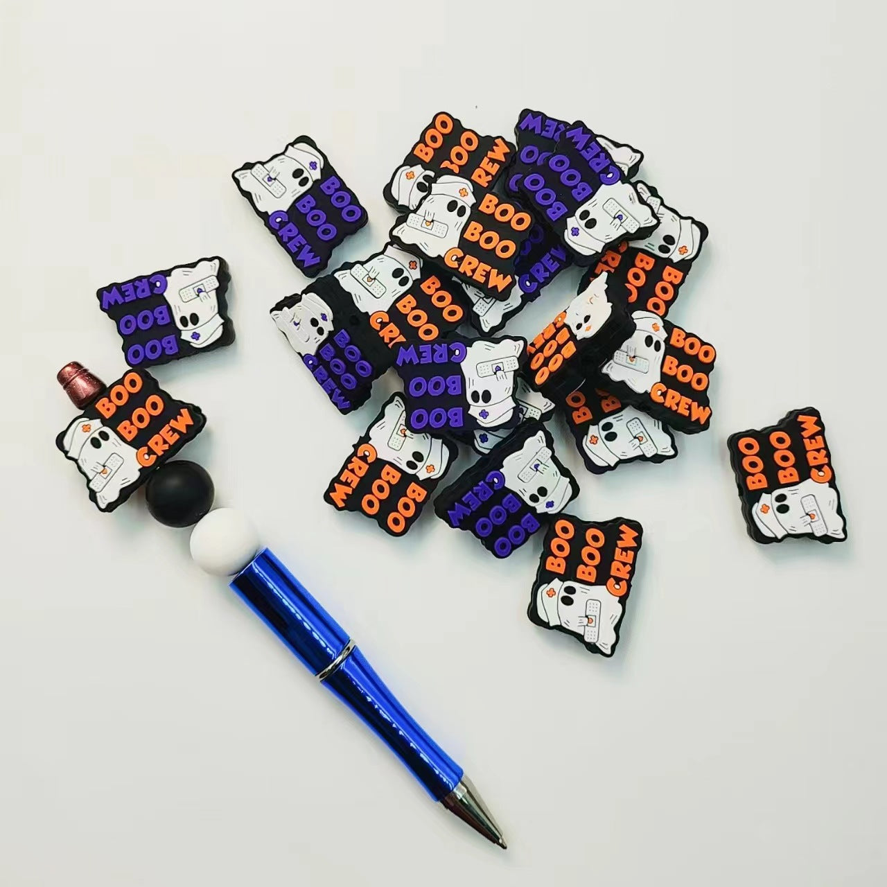 Halloween Ghost Silicone Cartoon Beads