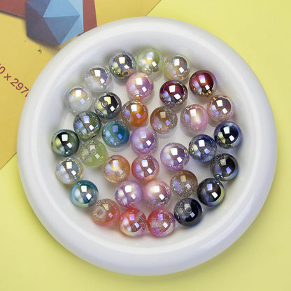 Starry Sky High Brightness Electroplating Fine Glitter Cat Eye Beads