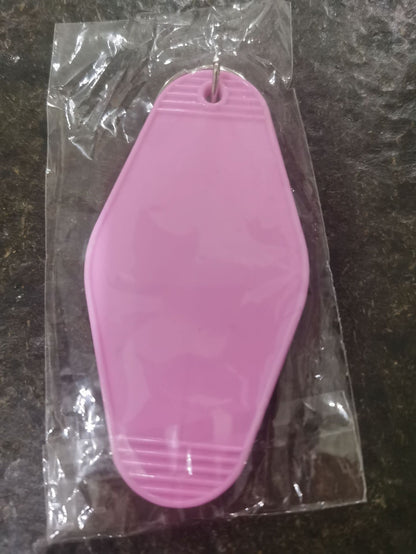 Room card keychain plastic luggage tag