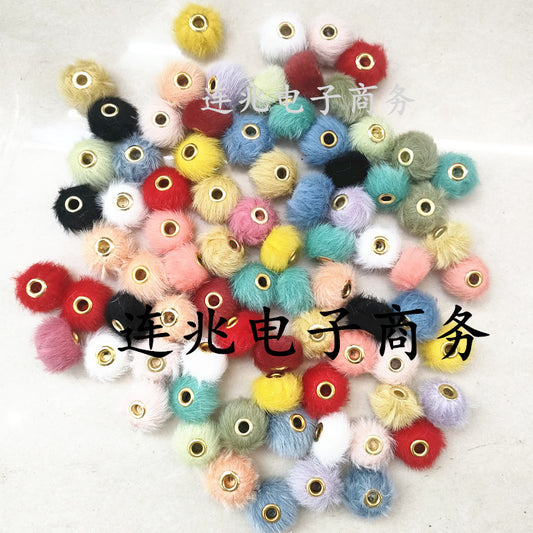 Plush beads acrylic beads