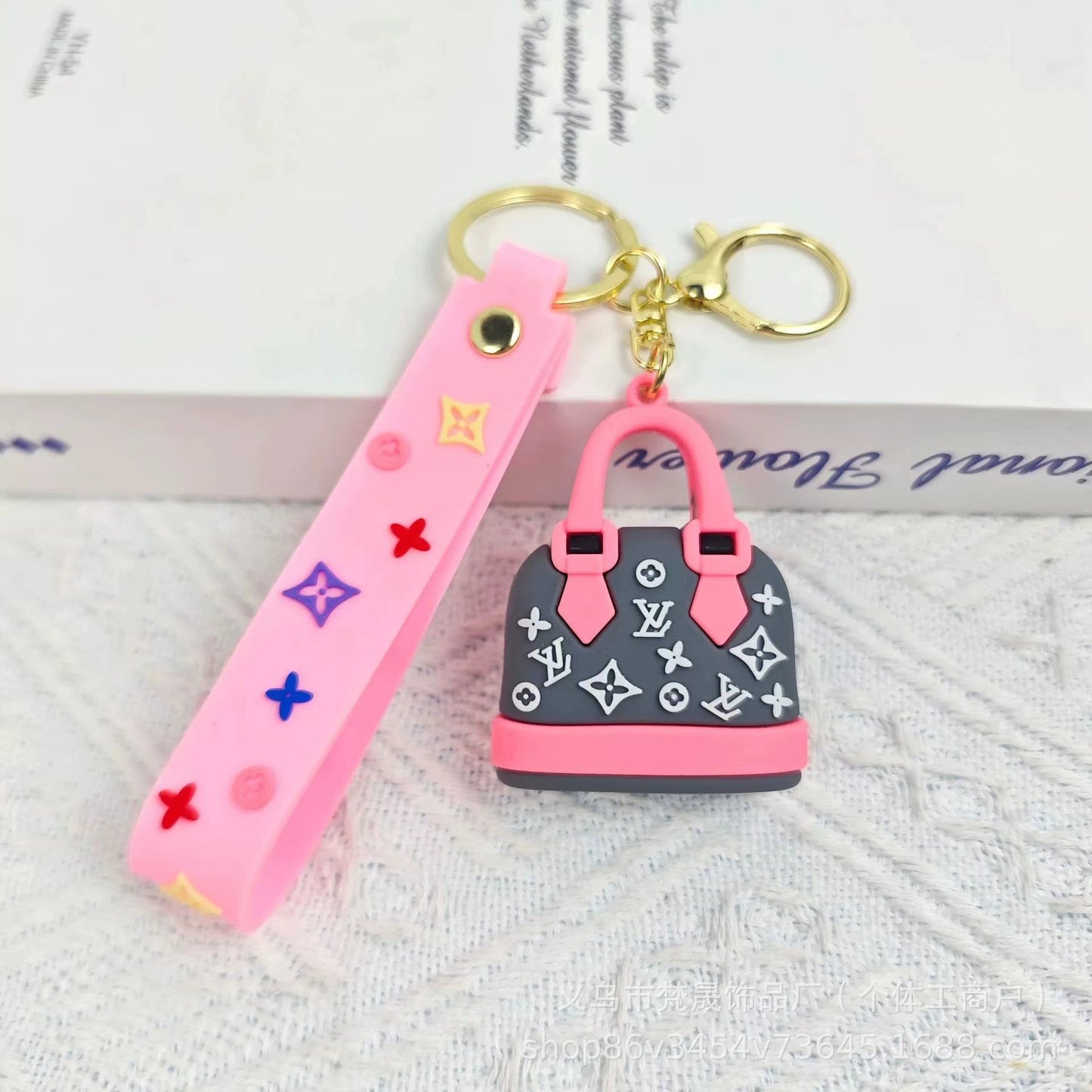 Mini bag keychain