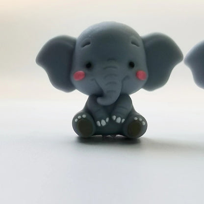 Elephant 3D stereoscopic silicone cute cartoon