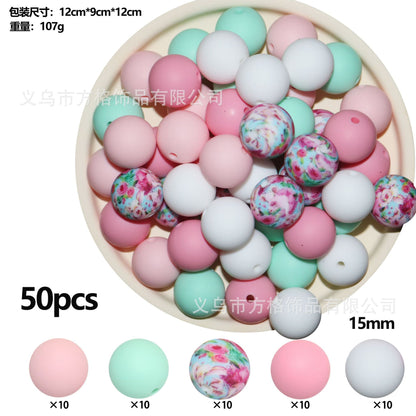 Daisy Silicone Beads