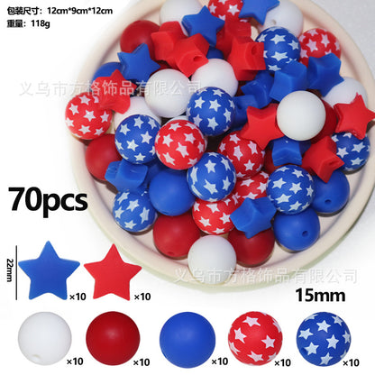 Daisy Silicone Beads